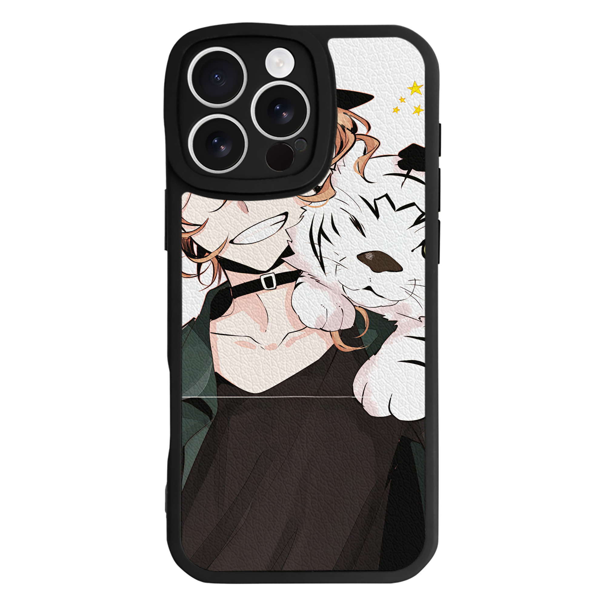（画像用） 文豪ストレイドッグス Bungo Stray Dogs 【iPhone 16シリーズ対応】シリコンスマホケース（レザー調） 材質：シリコン